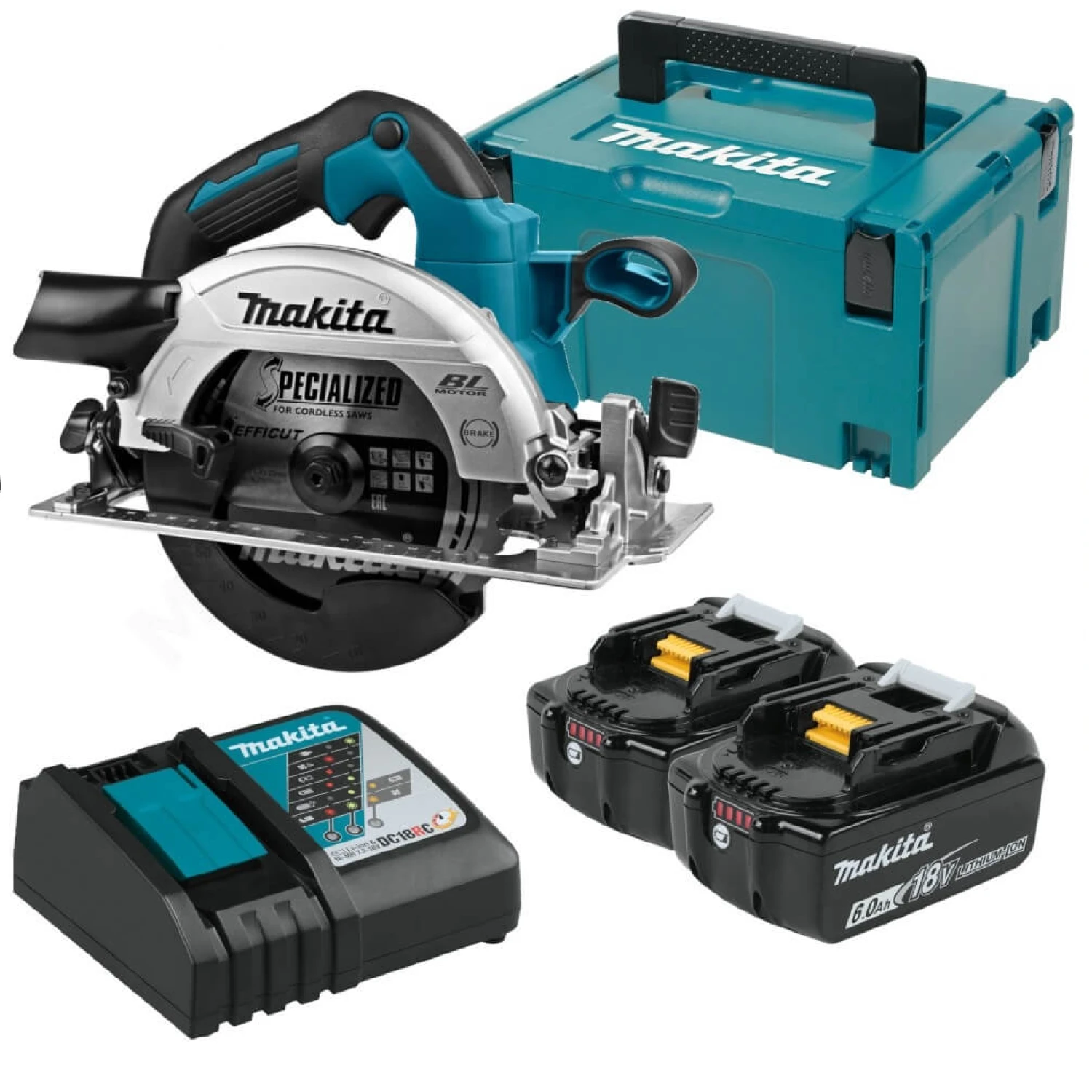 Makita DHS660RGJ 2 X 18V 6.0AH LI-ION 165MM Brushless CIRCULAR Saw 3 Makita DHS660RGJ 2 X 18V 6.0AH LI-ION 165MM Brushless CIRCULAR Saw