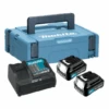 Makita MKP1SY122 (197654-3) FAST Charger (DC10SB) 2 X 12V MAX 1.5AH LI-ION Batteries (BL1016), MAKPAC