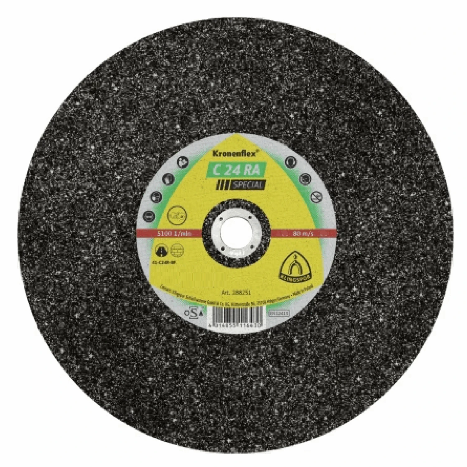 KLINGSPOR C24RA 350MM X 4MM X 25.4MM SPECIAL Cutting Disc For ASPHALT 10PC/BOX 3 KLINGSPOR C24RA 350MM X 4MM X 25.4MM SPECIAL Cutting Disc For ASPHALT 10PC/BOX