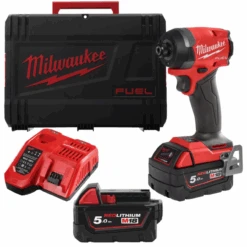 MILWAUKEE M18 FUEL™ Gen IV 1/4" HEX IMPACT DRIVER 2 X 18V 5.0AH LI-ION M18 FID3-502X SA
