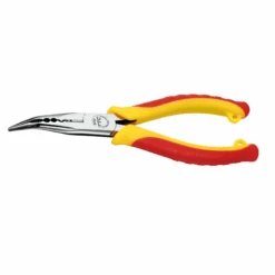 TTC KING Stainless Steel Bent Type Cutting Long Nose Plier