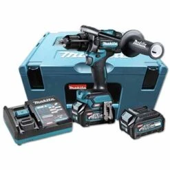 Makita HP001GM201 40V 20MM Brushless Hammer Driver Drill With 2 X 40V 4.0AH LI-ION Battery & Charger