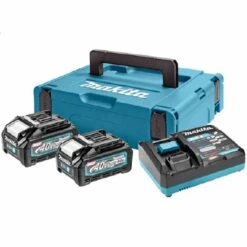 Makita MKP1G002 (191K01-6) RAPID Charger (DC40RA) 2 X 40A 4.0AH LI-ION Batteries (BL4040), MAKPAC