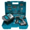 Makita DHP482RFX1 2 X 18V 3.0AH LI-ION 13MM (1/2") Hammer Drill With 74PC Accessories -Tools Sales Store products 20210618113048 DHP482RFX1