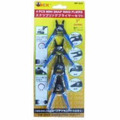 Orex 4PC Mini Snap Ring Pliers Set